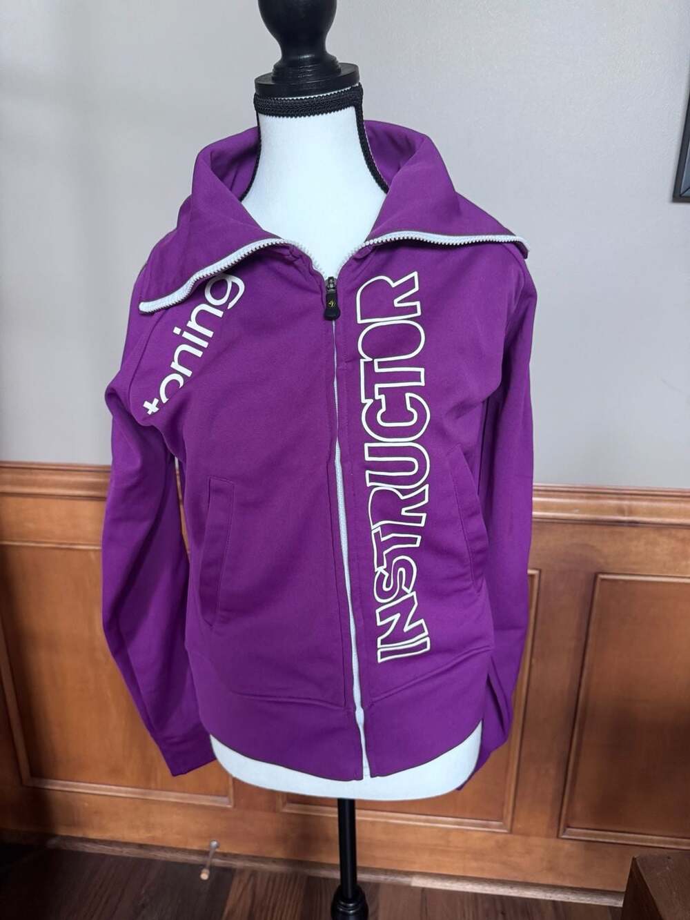 Zumba Instructor Zip Jacket Purple Toning